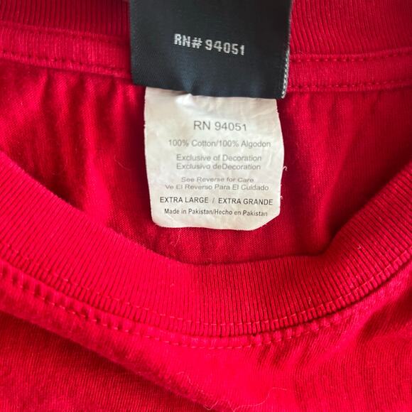 Vintage TSI Texas Tech University Embroidered Red Raiders T-Shirt | Size XL - Picture 5 of 5